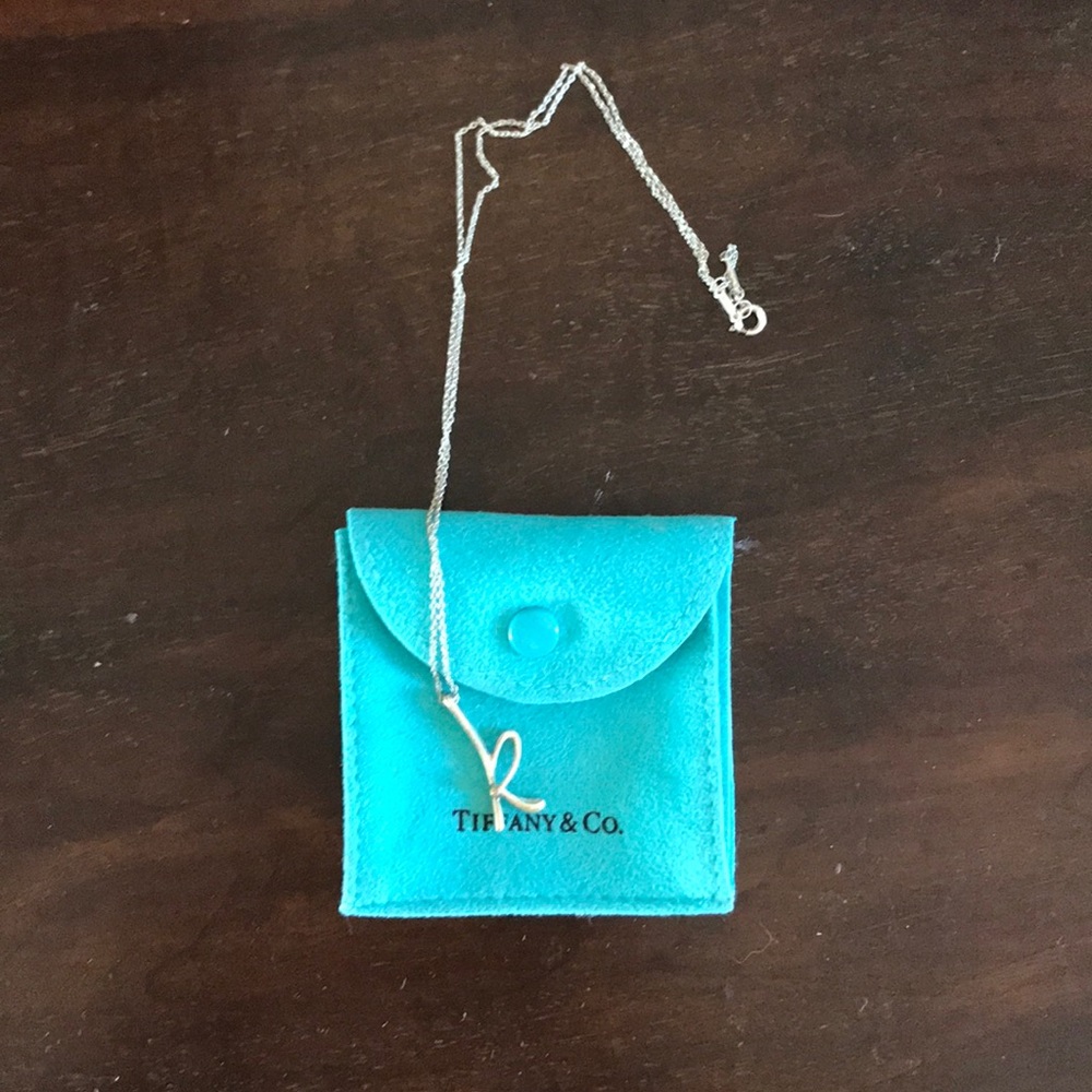Tiffany & Co. “k” initial necklace